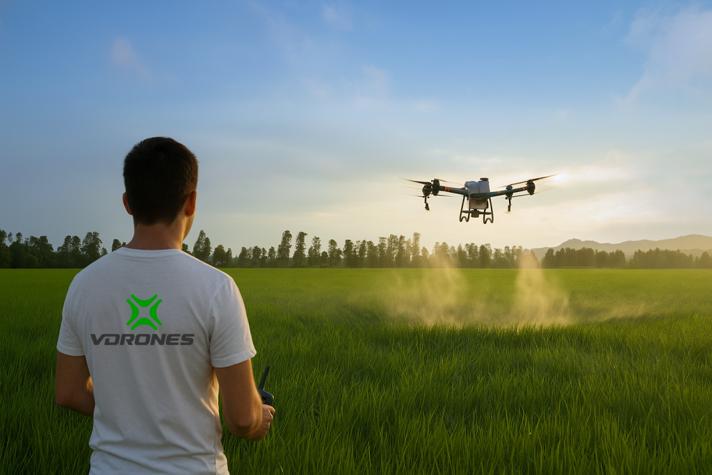 V Drone realiza semeadura de 60 hectares em Bagé com tecnologia de drones